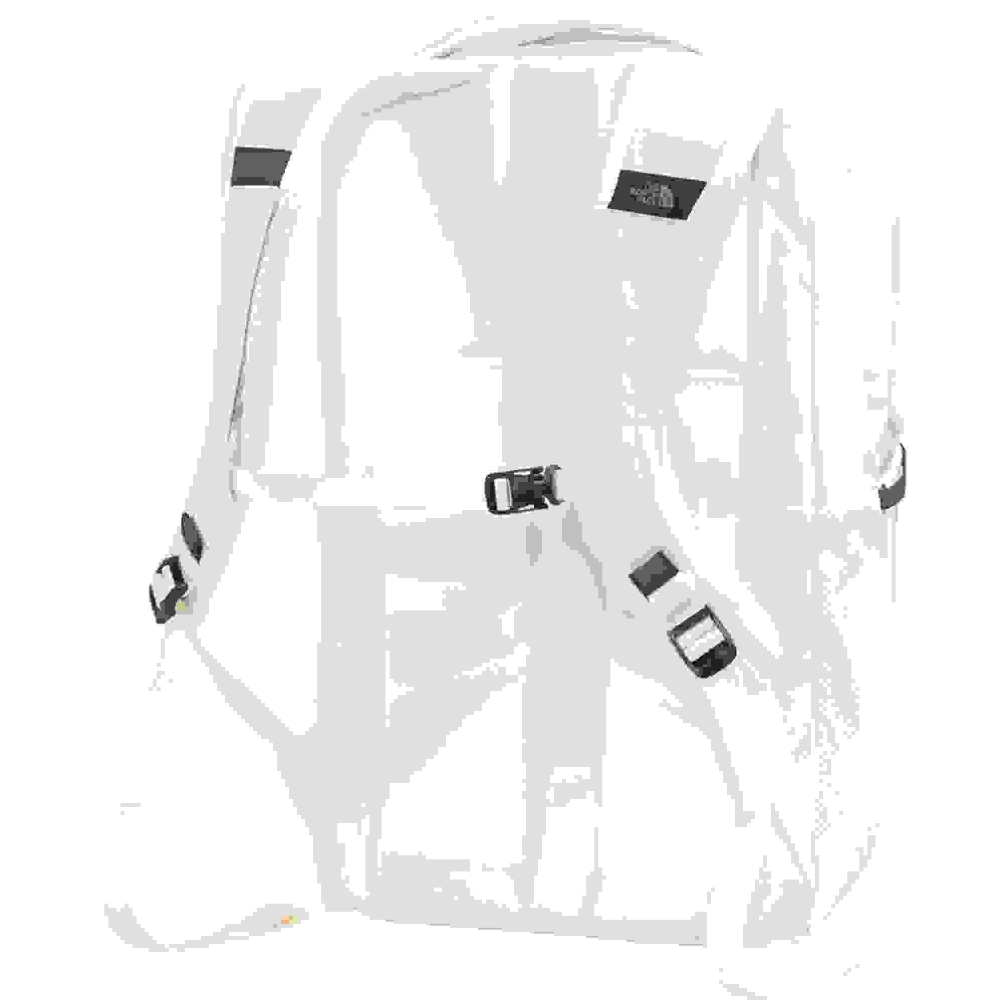 The North Face Jester Luxe White Backpack